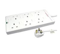 Cables Direct RB-03-6GANGSWD power extension 3 m 6 AC outlet(s)