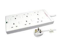 Cables Direct RB-05-6GANGSWD surge protector White 6 AC outlet(s) 5 m