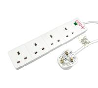 Cables Direct RB-05M04SPD surge protector White 4 AC outlet(s) 220-240 V 5 m