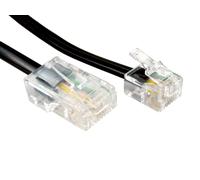 Cables Direct RJ11/RJ45 1m0 10 m Black