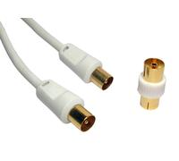 Cables Direct TV Coax coaxial cable 15 m F White