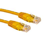 Cables Direct URT-602Y 2 m Cat 5e U/UTP Patch Cable (UTP) Network Cable - Yellow, Cat 5e, U/UTP Patch Cable (UTP), RJ-45 RJ45 Network Cable (2 m, yellow)