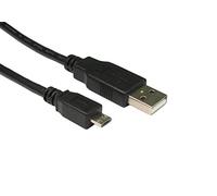 Cables Direct USB 2.0 Micro B, 0.5 m USB Cable 0.5 m USB A Micro-USB B Black - USB Cables (0.5 m, 0.5 m, USB A, Micro-USB B, 2.0, Male Connector, Black)