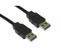 Cables Direct USB 3.0 A 5m USB cable USB 3.2 Gen 1 (3.1 Gen 1) USB A Black