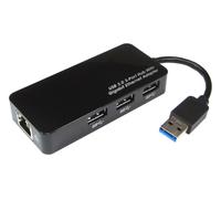 NEWLink NLUSB3-ETHGHUB - USB 3.0 - GIGABIT ETHERNET ADP+3 PORT USB HUB B/Q 40
