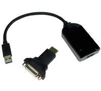 Cables Direct USB 3.0 to HDMI; USB; HDMA; DVI-D; male/male; - Windows XP; Vista; Win 7 - MAC Snow Leopard; Snow Lion (USB3-HDMI)