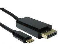 USB 3.1 Type C to DisplayPort Lead UHD 4K 60Hz Adapter Cable 1m/2m/3m/5m Black