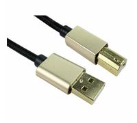 Cables Direct USB2-102-BRAIDED USB cable 1.8 m USB 2.0 USB A USB B Bla