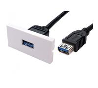 Cables Direct USB3 Euromod USB cable USB 3.2 Gen 1 (3.1 Gen 1) USB A Black