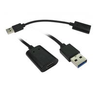 Cables Direct USB3C-951REV USB cable USB 3.2 Gen 2 (3.1 Gen 2) USB A USB C Black