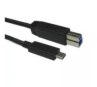 Cables Direct USB3C-981B-3M USB cable USB 3.2 Gen 1 (3.1 Gen 1) USB B USB C 5 Gbit/s Black