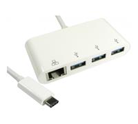 Cables Direct USB3C-ETHGHUBA laptop dock/port replicator USB 3.2 Gen 1