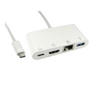 Cables Direct USB3C-HDMI-COMBO USB 3.2 Gen 1 (3.1 Gen 1) Type-C White