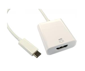 Cables Direct USB3C-HDMICAB4K video cable adapter 0.15 m USB Type-C HDMI White