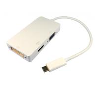 Cables Direct USB3C-HDV024K laptop dock/port replicator White