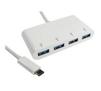 Cables Direct USB3C-HUB4BP interface hub USB 3.1 (3.1 Gen 2) Type-C