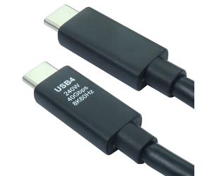 Cables Direct USB4-5100ETP USB cable USB4 Gen 2x2 1 m USB C Black