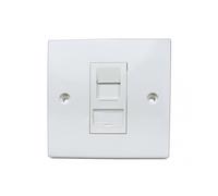 CDL 1 Port Cat6a Faceplate