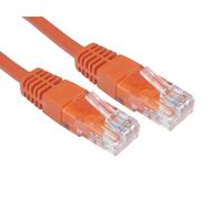 Cables Direct UTP CAT5e 0.5m networking cable Orange U/UTP (UTP)