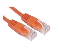 Cables Direct UTP CAT5e 10m networking cable Orange U/UTP (UTP)