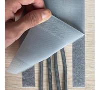 Cables Management Concealer with Magic Stickers for Under Desk Computer Power Wires, Flexible & Cuttable Electrical Cable Cover(Grey,W 10cm/3.9in - L 3M/9.8FT)