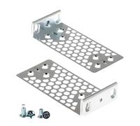 CablesAndKits 19" Rack Mount Kit, Compatible with Cisco 3850, 9200, 3650, 9300 & C2960X-Series Switches, Silver Metal Rack Mount Ears for Network Switches