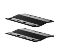 CablesAndKits - 2RU Rack Adapter (2U), Included Rack Screws - Durable 12 AWG Steel Construction and Converts 23" Rack to 19" Spacing, Rack Mount Adapter for Computers, Servers or Network Equipment
