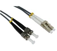 Cables Direct 1.0m LC-ST 62.5/125 MMD OM1 InfiniBand/fibre optic cable 1 m Grey
