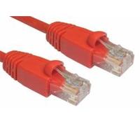 CablesDirect b5-110r 10 m Cat 5e U/UTP Patch Cable (UTP) Network Cable - RJ-45 Network Cable (10 m, Cat5e, Rj45, Red, U/UTP Patch Cable (UTP), Red)