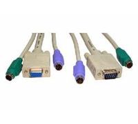 CablesDirect EX-555-10MTR KVM CABLE KIT 2 X PS/2 M-M & 1 X HD15 M-F BEIGE-B/Q 35