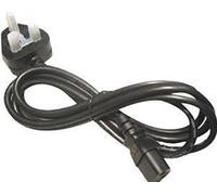 CablesDirect RB-250 1.8m Black Power Cable - Electric Cables (1.8 m, Male/Male, Black)