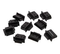 CablesOnline 10-Pack HDMI Male Dust Cover Port Protectors, Black (CV-H01-10)