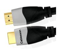 Cablesson Ivuna 3m High Speed HDMI Cable (HDMI Type A, HDMI 2.1/2.0b/2.0a/2.0/1.4) - 4K, 3D, UHD, ARC, Full HD, Ultra HD, 2160p, HDR - for PS4, Xbox One, Wii, Sky Q. For LCD, LED, UHD, 4k TVs - Black