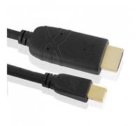 Cablesson - Mini DisplayPort to HDMI Adapter Cable mini DP to HDMI, Thunderbolt Compatible with Gold Connector, 1080p HDTV Audio Cable for Macbook, iMac, MacBook Air, Mac Mini or Tablets 3 m - Black
