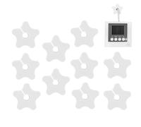 cablewallGrommet - 10 Pieces wallCable, 3.4x2.56x1.6cm Silicone Exterior wallCable, 16mm Diameter wallPenetration | Star Shaped Cord Management Wire Solution For Apartment Office Home
