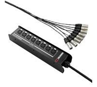 CableWorks By Gator Cases Backline Series 8x0 Drop Snake - 25 Feet, (8) Channel (GCWB-DS8X0-25)