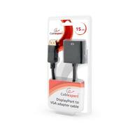 Cablexpert DisplayPort to VGA adapter cable, Black | Cablexpert