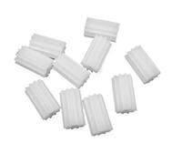Cabluandry 10pcs 102AL Long Spur Gear 0.5M 10T Small Gear 2mm Tight Fit Shaft Motor Gear 0.5 Module 10 Teeth Plastic Pinion Gear Position