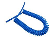 Cabluandry 15AWG Coiled Polyurethane Electrical Cable Stretchable 15 Meters Flexible Tension Line 1.5mm2 Cord Elastic Cable(3 Cores)