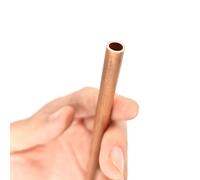 Cabluandry 15mm to 30mm Thin Walled Copper Pipe Hollow Straight Round Copper Tubing for Plumbing spot Welding Pen Hollow(300mm OD 15 x ID 14mm)