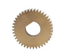 Cabluandry 1pc 0.5 Module 41 Teeth Copper Cylindrical Gear 0.5M 41T Straight Teeth Flat Spur Gear 21.5mm Diameter 5mm Thickness Straight(5x4mm D BORE)