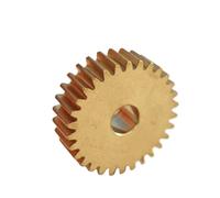 Cabluandry 1pc 0.5 Module 60 Teeth Flat Gear 5mm Thickness Copper 0.5M 60T Tight Fit Inner Hole Cylindrical Spur Gear Straight(Bore 3mm)