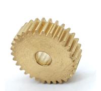 Cabluandry 1pc 0.5M 60 Teeth Cylindrical Gear 0.5 Module 60T Copper Spur Gear 31mm Diameter 5mm Thick Straight Teeth Model Pinion Straight(7mm bore)