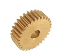 Cabluandry 1pc Copper Flat Pinion 0.5 Module 120 Teeth Cylindrical Gear 61mm Diameter 5mm Thickness Straight Teeth 0.5M 120T Spur Gear Straight(7mm 8mm bore)