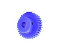 Cabluandry 1pcs 1 Module 12mm Bore Plastic Worm Gear Worm Gear 1M 20 Teeth 25T 30T 35T 40T 50T 60T 80 Teeth Blue Nylon Turbine Gear Position(40T)
