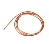 Cabluandry 2 Meter Soft Copper Tube for Fridge Air Conditioning Refrigeration Plumbing OD 4mm x ID 3mm Copper Round Pipe Hollow