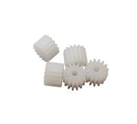 Cabluandry 5pcs 0.5 Module 8 Teeth Plastic Pinion Mini Coreless Motor Gear 0.8mm Tight Fit Shaft 0.5M 8T Aircraft Motor DIY Toy Motor Position
