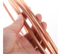 Cabluandry 99.9% Pure T2 Soft Copper Tubing Copper Coil for Air Conditioning and Water Heaters 2mm 3mm 4mm 16mm 19mm 22mm Hollow(12mm x 1.5mm)