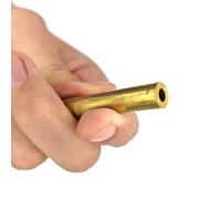 Cabluandry Big Diameter Brass Pipe H62 Brass Tube Outer Diameter 42mm 45mm 48mm 50mm 55mm 60mm Water Heating and Cooling Hollow(55x2mm 245mm)