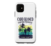 Cabo Blanco Surfing Paradise Piura Peru Retro Wave Case for iPhone 11